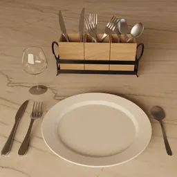 Realistic Cutlery