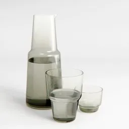 Crystal glasses set