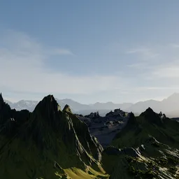 Cinematic Mountain Highlands