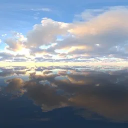 Cloudy summer sky