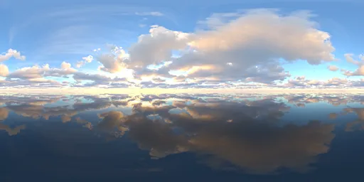 Cloudy summer sky