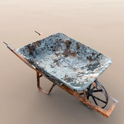 Rusty Wheelbarrow