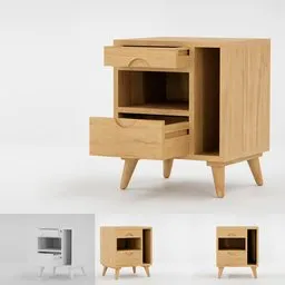 Contemporary Nightstand Furniture