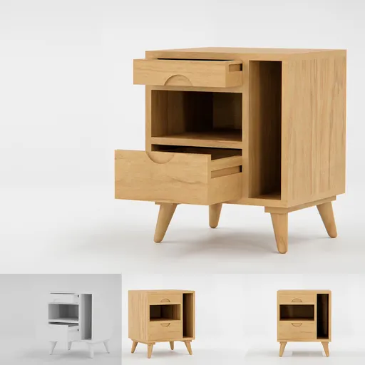 Contemporary Nightstand Furniture