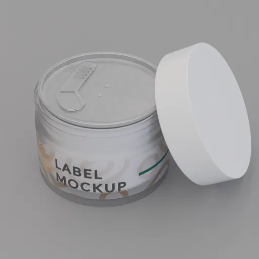 Cream jar 05