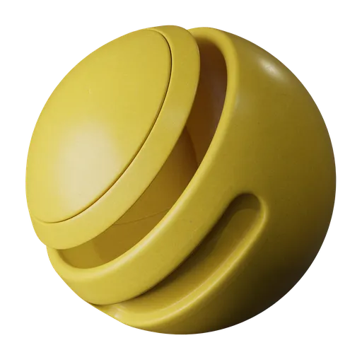 Yellow painted lightly scratched metal