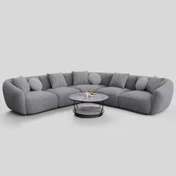 Sofa CDF831 Modular Leather