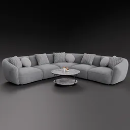 Sofa CDF831 Modular Leather