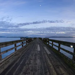 Colorful Sunset City Quay