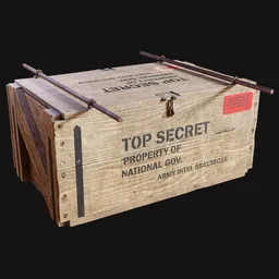 Top Secret Heavy-Duty Freight Crate