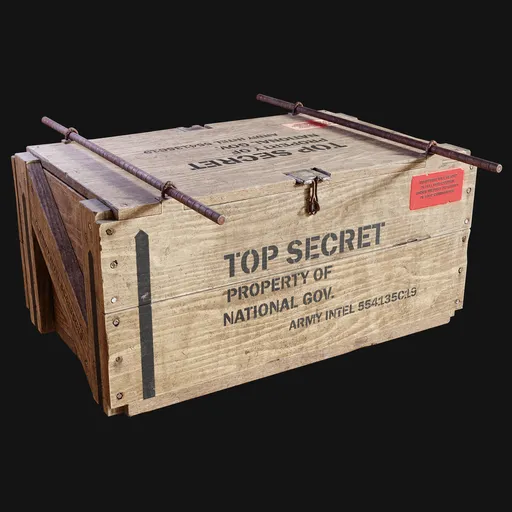 Top Secret Heavy-Duty Freight Crate