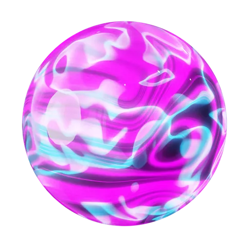 Dynamic Procedural Plasma Ball PBR texture for Blender 3D, ideal for futuristic VFX and high-tech visualizations.