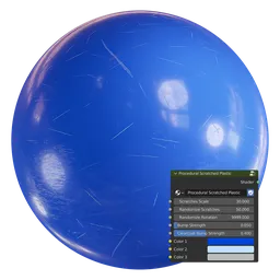 Procedural Scratched Plastic