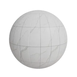 White marble tiles