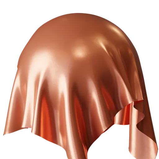 Orange Satin Fabric
