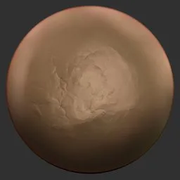 3D sculpting tool for detailed creature and ice surface modeling, compatible with Blender.