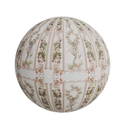 Vintage rice paper wallpaper