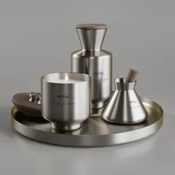 Set Decor - Difuser - Candle - Statue