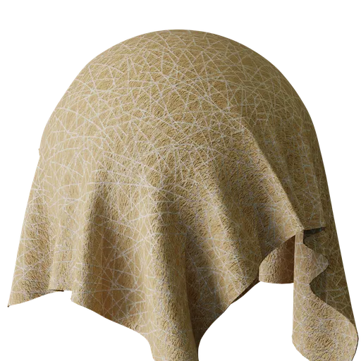 Geometric Gold Chenille