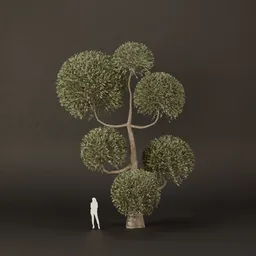 SJ-Ornamental Tree Spiral Grace