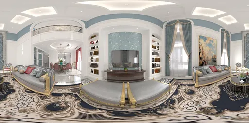 Living romm | FREE Interiors HDRis | Blendkit