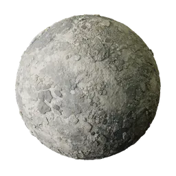 Gray Ground with Cracked Stone Crust