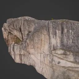 Rocky Mountain Cliff Photoscan