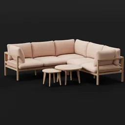 Modern Outdoor Sectional Sofa Set