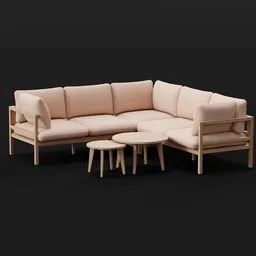 Modern Outdoor Sectional Sofa Set