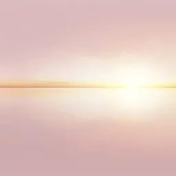 Soft Pink Sunrise Reflection HDRI