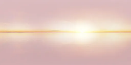 Soft Pink Sunrise Reflection HDRI