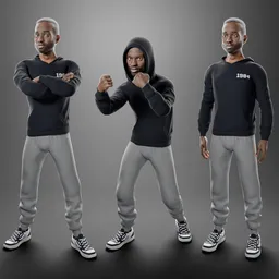 Athletic Male Character