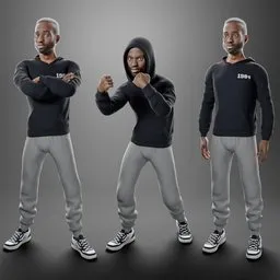 Athletic Male Character