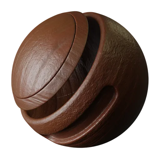 Polished Mahogany Wood