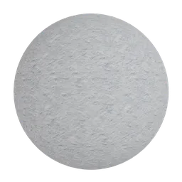 Icy white granular snow