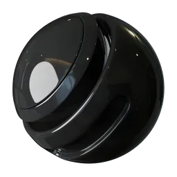 Glossy Black Plastic