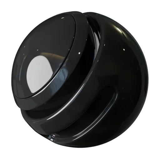 Glossy Black Plastic