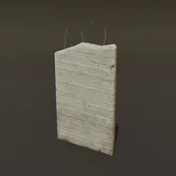 Ruined Structural Mortar broken