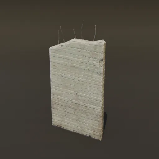 Ruined Structural Mortar broken