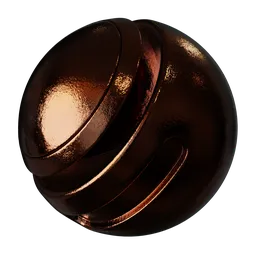 Glossy Burnished Copper