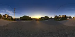 Sunset City Suburban Street