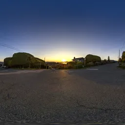 Sunset City Suburban Street