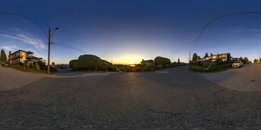 Sunset City Suburban Street