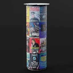 Poster Pillar (Photoscanned)