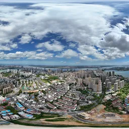 Highsky old building bluesky 18k