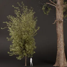 SJ-Realistic Evergreen Pine