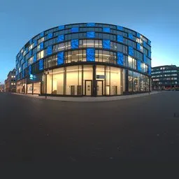Urban Street Blue Hour