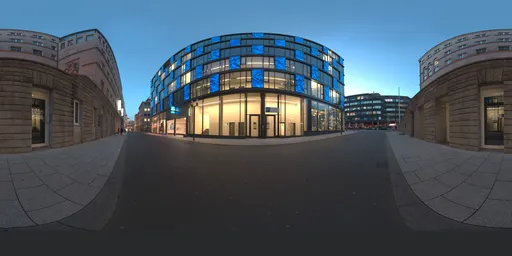 Urban Street Blue Hour