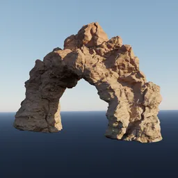 Desert Arch Rock Nature Asset