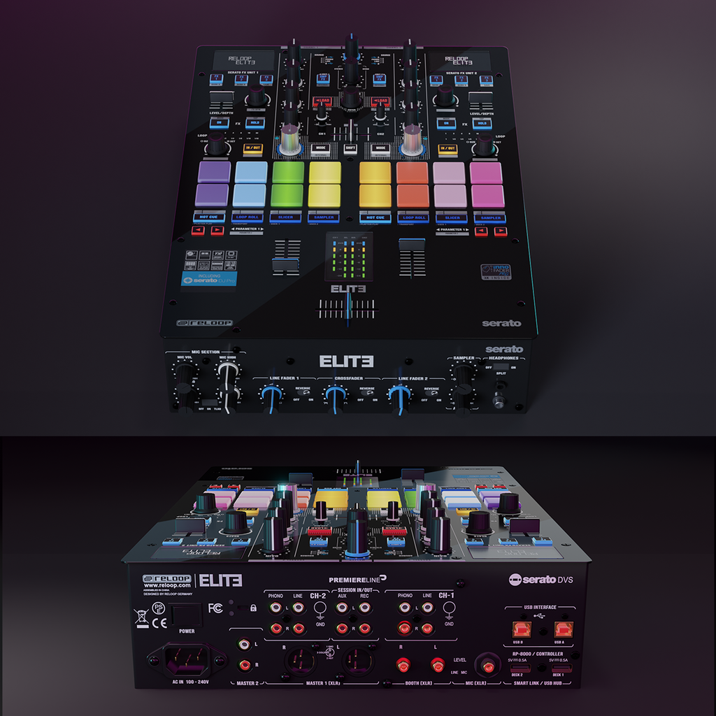 DJ Mix Reloop elite Audio Devices models BlenderKit